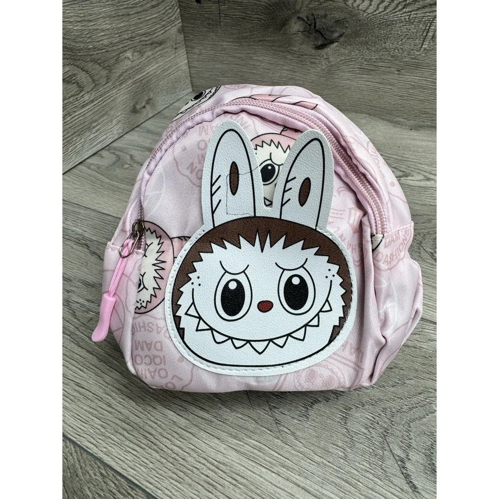 Kids Cartoon Monsters  Mini Crossbody Chest Bag Monster Pink
